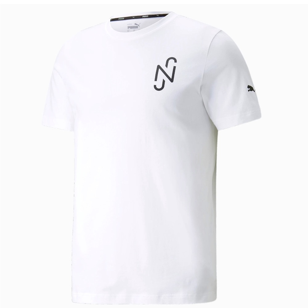 Puma Neymar white men Tshirt  size Large